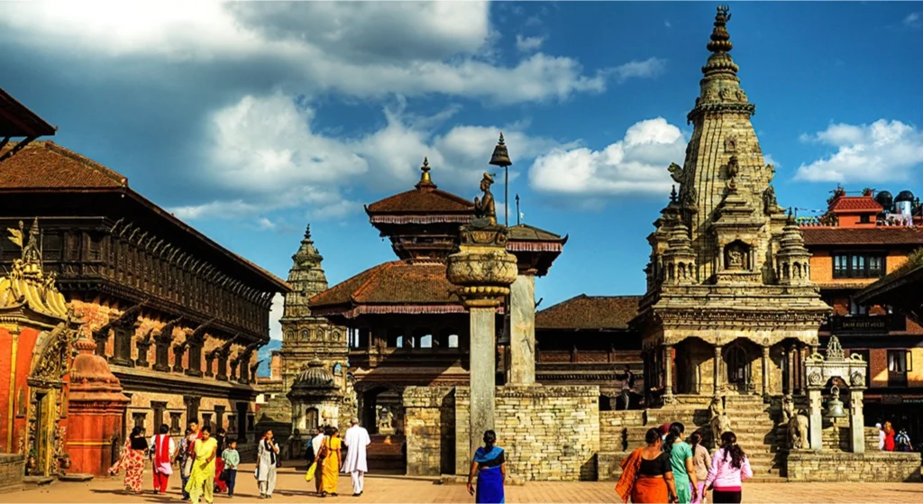 Bhaktapur Durbar Square showcasing medieval architecture, one of the best places to visit in Nepal