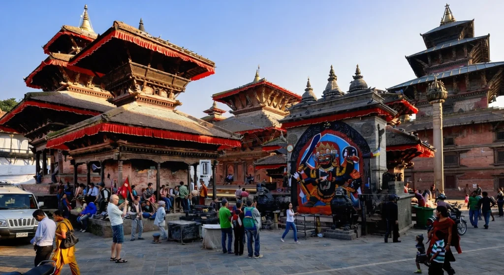 Kathmandu Durbar Square, one of the best places to visit in Nepal