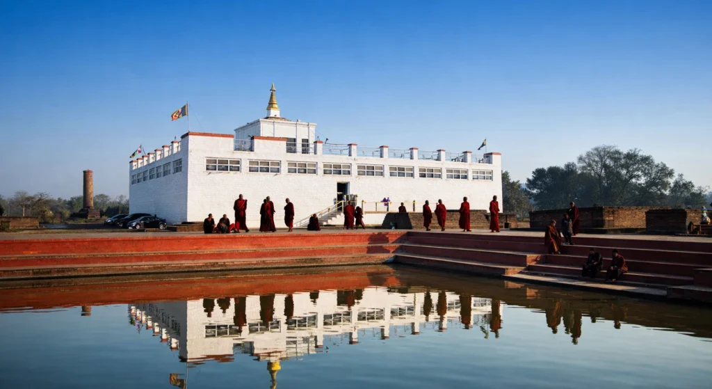 Maya Devi Temple in Lumbini, part of the best places to visit in Nepal