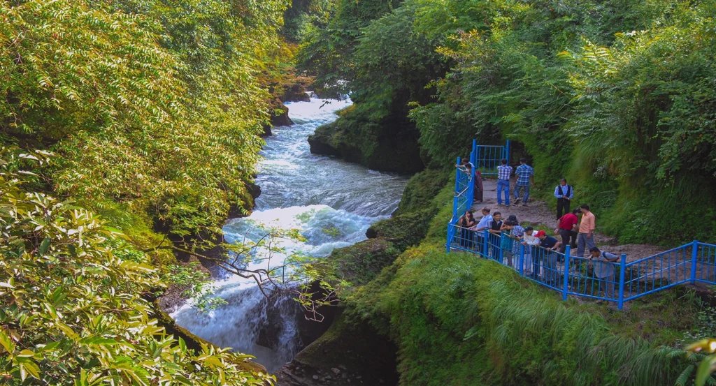Davis Falls Pokhara famous waterfall tourist place in Nepal
