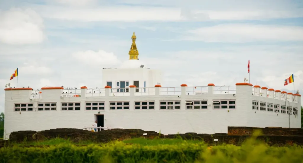 Lumbini birthplace of Buddha with monasteries, peaceful gardens, and cultural sites