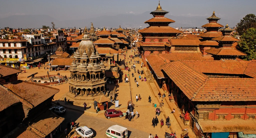 Patan Durbar Square Lalitpur – traditional Newari architecture Kathmandu Valley
